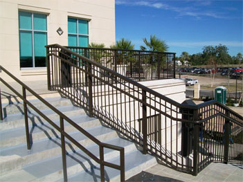 Commercial Railings & Commercial Plaza Handrails